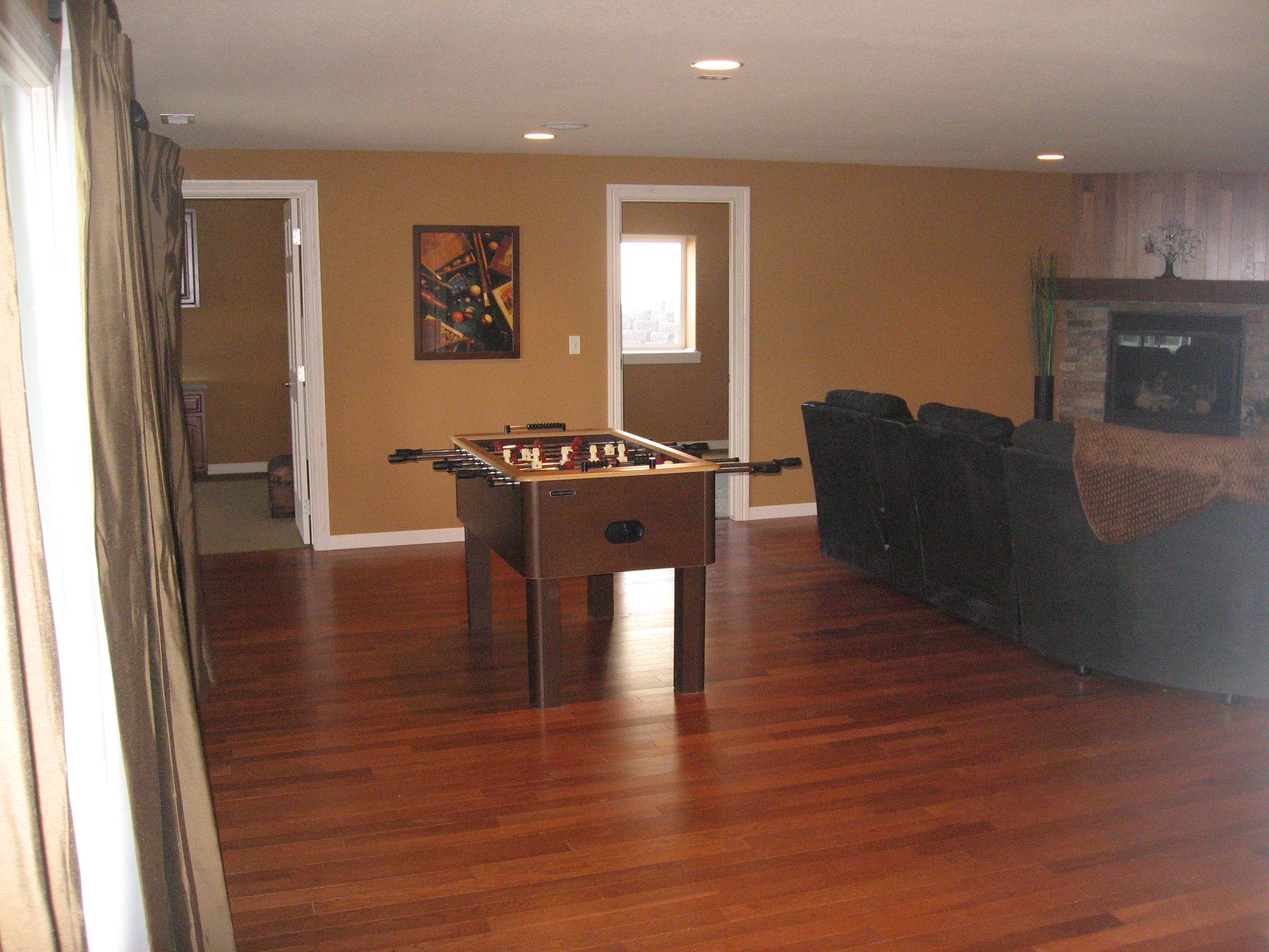 Finished basement remodel