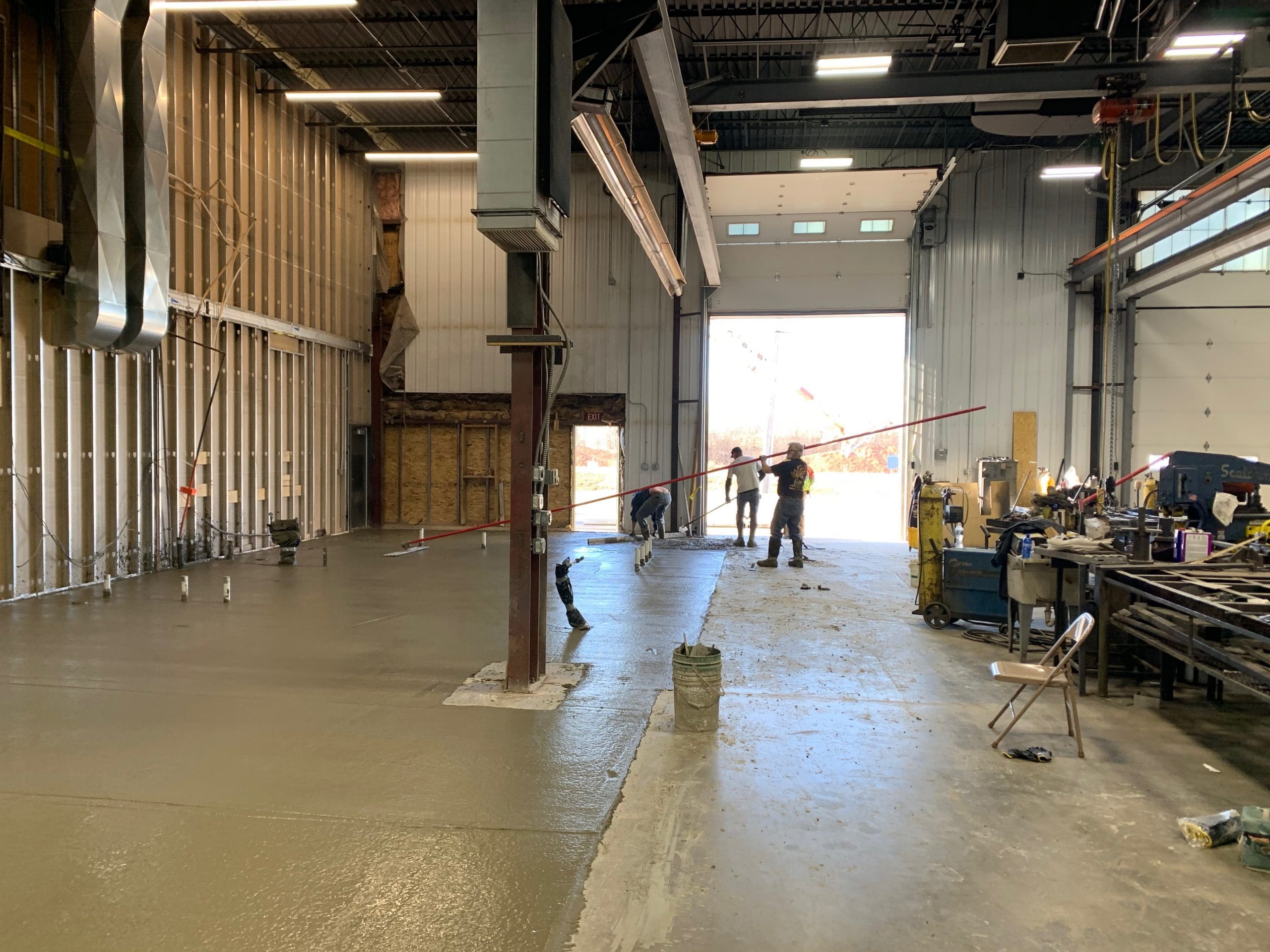 Deadwood Ave Strip Mall Concrete Pour